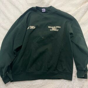Lonely ghost crewneck